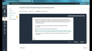 Academy Cloud Architecting Course Assessment