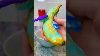 Daily Lifehacks Banana + Toothpaste #3 #lifehacks #experiment #magic #realorfake #shorts #hack