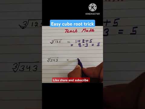 easy cube root trick ,😌 #maths #mathstricks #education