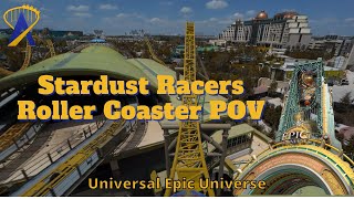 Stardust Racers Roller Coaster POV at Universal Epic Universe