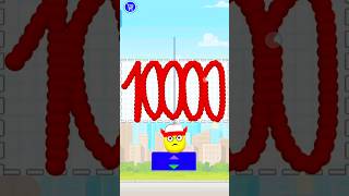DRAW TO SMASH 😎1-10-100-1000-10000🤩 #shorts#drawtosmash#gamingshorts#satisfying#asmr