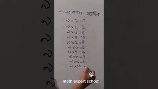 ৯ এর গুনের নামতা #math #viralvideo #teaching #viralreels #gonitগনিত #generalmath #new