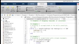 Lesson 6.3: Break-statement in MATLAB