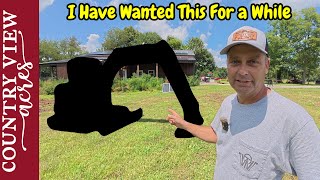 I Bought a "BIG" Mini Excavator - Using it for the First Time - Battling with Wasps