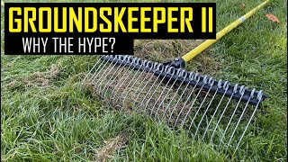 Groundskeeper II Dethatching Rake - Fall Lawn Care - Dethatching Rake Assembly and Review