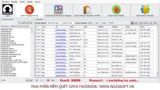 phần mềm quét email facebook
