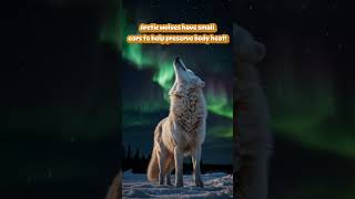 Nature’s Cold Survival Hack: Arctic Wolves! #ArcticWolf #SnowWolf #WildlifeShorts #AnimalFacts