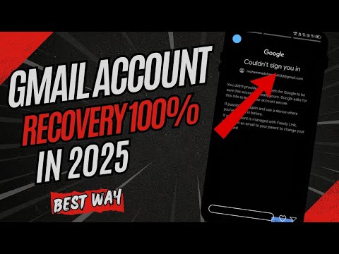 How to Recover Gmail Account without Verification Code Password And Phone Number 2025(Best Way)