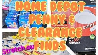 Home Depot in-store penny and clearance shopping
