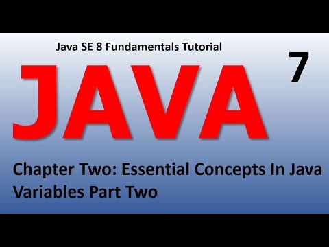 Java Introduction - Essential Concepts Variables Epi 7