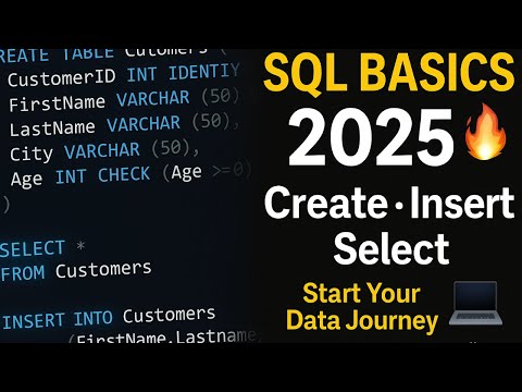 SQL Basics Every Data Analyst Must Know in 2025 | Learn Fast, Work Smart!