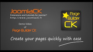 Page Builder CK for Joomla!