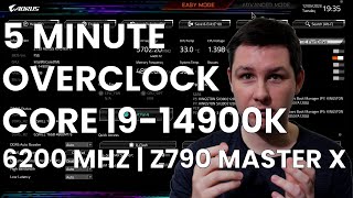 5 Minute Overclock: Core i9-14900K to 6200 MHz