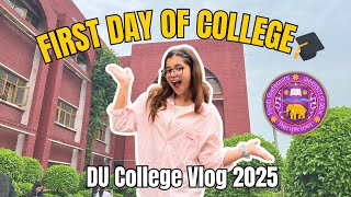 My First Day of College at Delhi University 😍 | DU Freshers 2025 Vlog | #delhiuniversity 