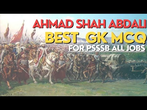 Ahmad Shah Abdali #clerk #history #psssb #exam #india