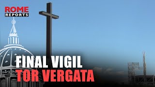 Tor VERGATA: construction underway for the POPE'S major gathering with young people.