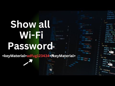 How to Find Any WiFi Password on Windows Using CMD (Easy Trick!)