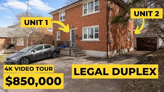 🏠 4K Home Tour - Incredible Turnkey Duplex Near Google & Downtown Kitchener! 💼✨
