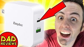 FAST CHARGING BRICK | EasyACC 30W PD+QC3.0 USB Charger Unboxing & First Look Review