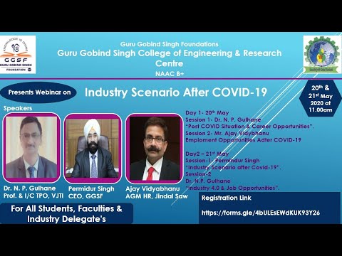 Post COVID Situation and Career opportunities