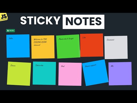 Build Your Own 'Sticky Notes' App with JavaScript!"
