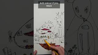 Bored of sketching? Here are four ideas to get you motivated! #sketchingtips #sketching