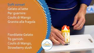 Gelato Buzz - Recipe - Soft sunset gelato