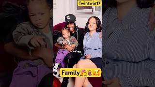 Rihanna and Asap Rocky with their son Riot 👩‍❤️‍👨🤰🥰♥️#rihanna #asaprockyrihanna #love #youtuber