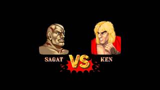 [Arcade] Street Fighter 2 WW Boss hack gameplay (Sagat)