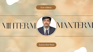 Minterms and Maxterms in digital electronics