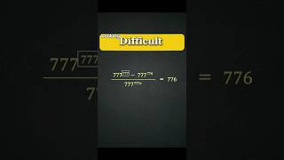 Looks Scary, Solves EASY! Exponent Problem Explained!#maths
