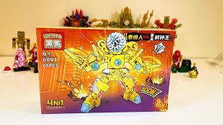 Build Challenge LEGO: The Alliance Titan Drillman 1.0 – Set 2 of 4 | Skibidi Toilet | One Brick