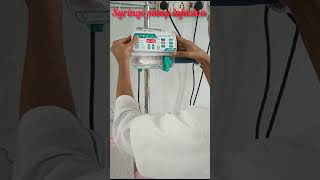 Syringe pump infusion ##💉💉##youtube ##shortsvideo ##
