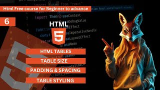 HTML Tables Styling & Advanced Features: Rows, Colgroup, Colspan & More!