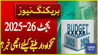 Budget 2025-26: Good News For Salaried Class | Breaking News | Dawn News