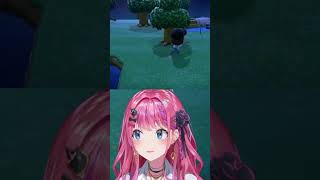 クモとの初邂逅の反応が可愛い倉持めると【倉持めると/にじさんじ切り抜き/あつまれどうぶつの森】#shorts