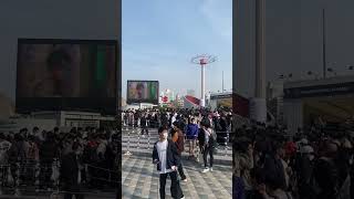 WBC世界棒球经典赛日本赛区开幕，东京巨蛋球场外