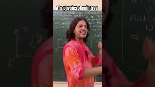 The physics of coin toss #jeepyq#solvewithmr#shorts#shortsfeed#fyp#grwm#iit#jee#physics