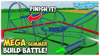 25,000 Robux MEGA Summer Build Battle in Theme Park Tycoon 2!