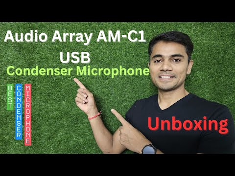 Audio Array AM-C1 USB Condenser Microphone Kit Unboxing & Setup | Best Budget Mic Review