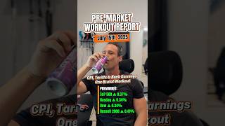 Pre-Market Workout Report – July 15, 2025 S&P futures are up 0.37% as the market gears up for CPI