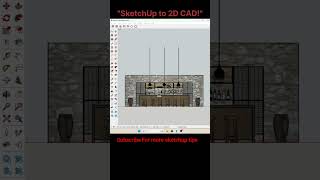 Export SketchUp Model to AutoCAD 2D Elevation in Seconds!