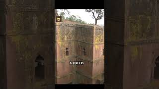 Rock-Hewn church of Lalibela, Ethiopia |Amazing Facts #shortfeeds #ethiopia #churches #lalibela