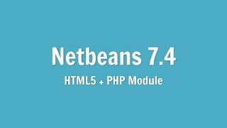 Create a website with Netbeans 7.4 and HTML5 + PHP module