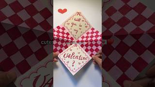 diy Valentine’s Day love letter💌 #shorts #loveletter #diy #giftidea #valentinesday #diycard #craft