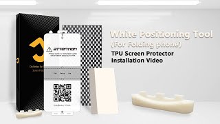 JZG TPU Screen Protector Installation Video with White Installation Tool（Folding phone）
