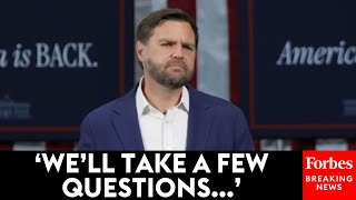 JUST IN: VP JD Vance Delivers Remarks On The Big Beautiful Bill And Takes Reporter Questions In Ohio