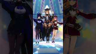 【 原神MMD 】クロリンデ ナヴィア シャルロット【青空のラプソディ】#shorts #青空のラプソディ #mmd #クロリンデ #ナヴィア #シャルロット