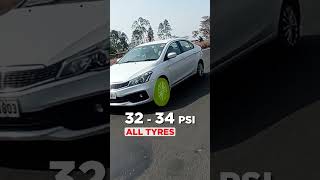 What is the correct Tyre Pressure?  🚘🛞 #carsafety  #highway  #safeindia
