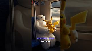 Baymax Saves Pikachu From The Assassin! #shorts #story